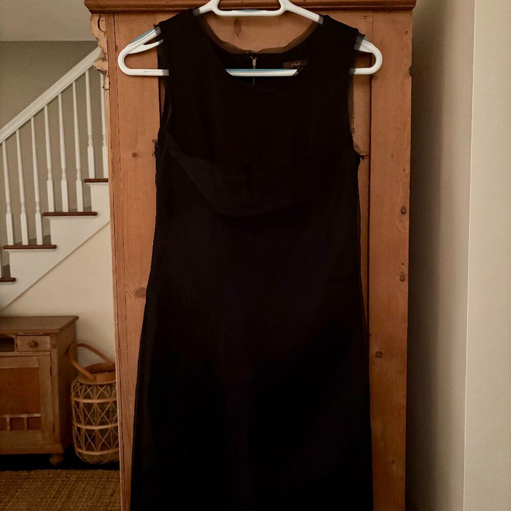 Maloom Little Black Dress with Mesh Detail